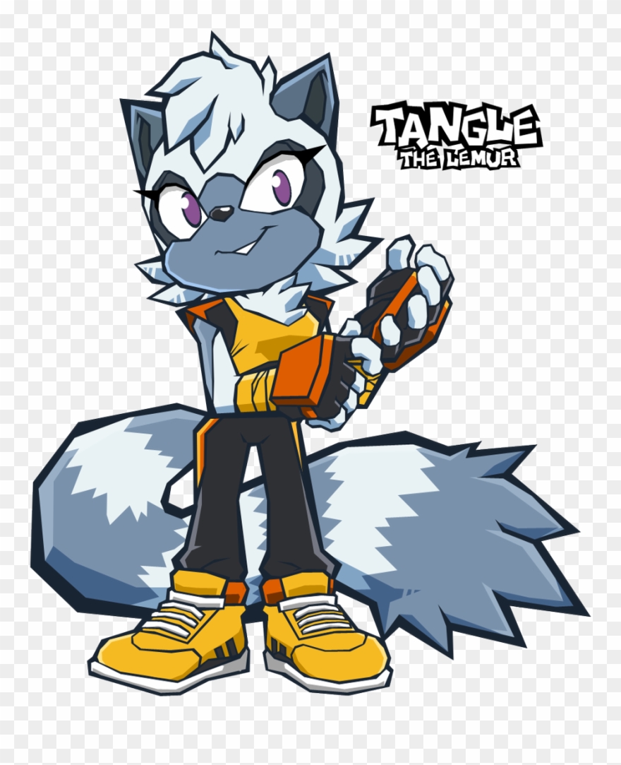 Tangle Fanart - Sonic The Hedgehog Clipart
