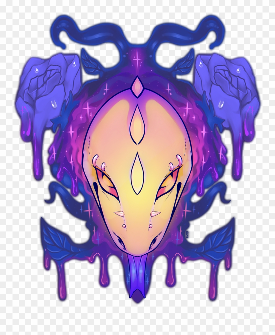 Space Rose - Illustration Clipart