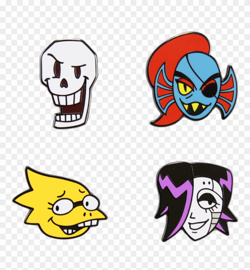 Graphic Freeuse Stock Clip Pins Cotton - Undertale Pins - Png Download