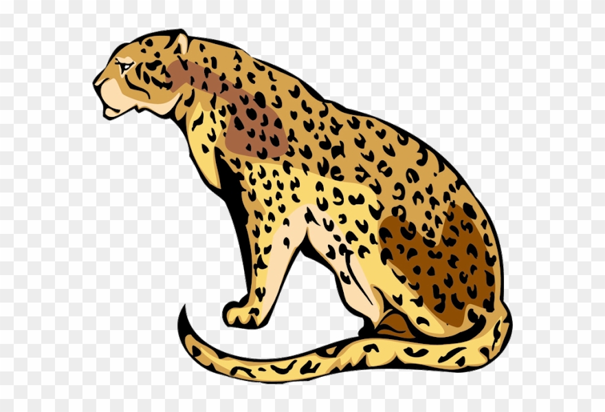 Visit - Silueta De Un Leopardo Clipart