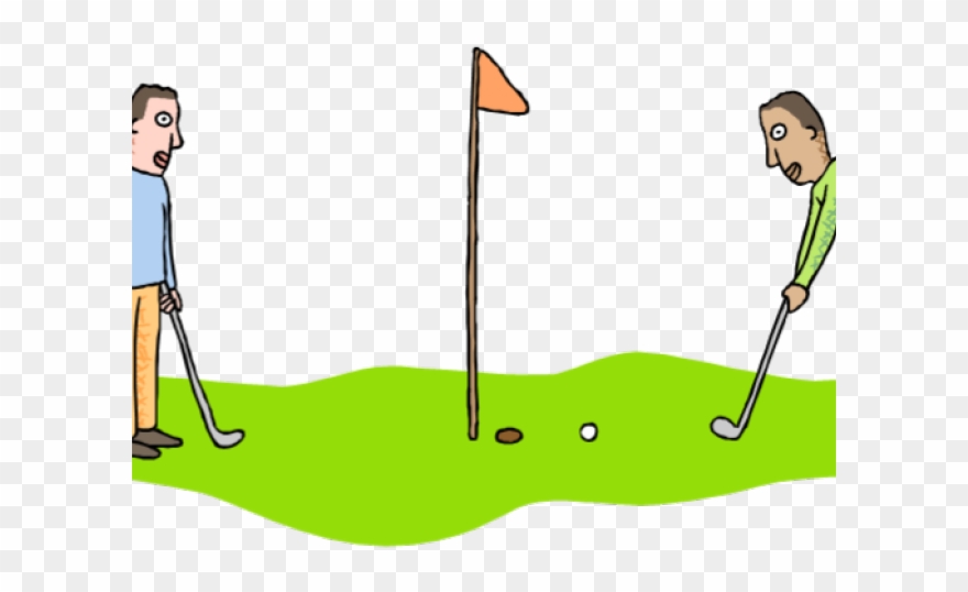 Golf Course Clipart Golf Lesson - Pitch And Putt - Png Download