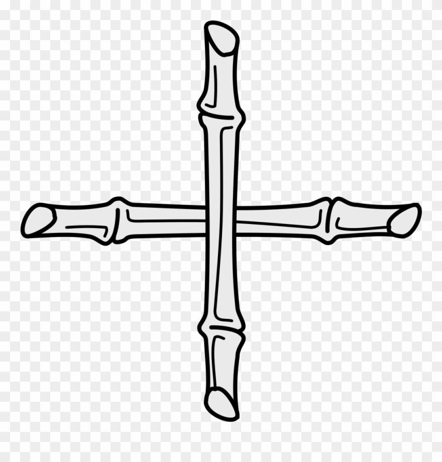 Coa Illustration Cross Sugar Cane - Sugar Cane Black And White Png Clipart