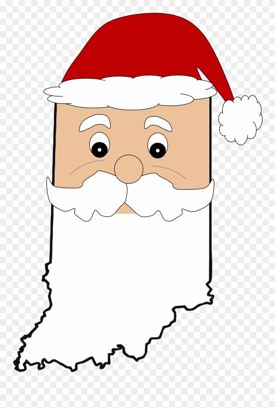Santa Claus Indiana Clipart