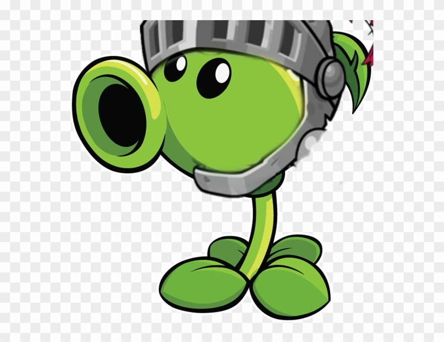 Knight Plants Vs Zombies - Plants Vs Zombies 2 Knight Pea Clipart