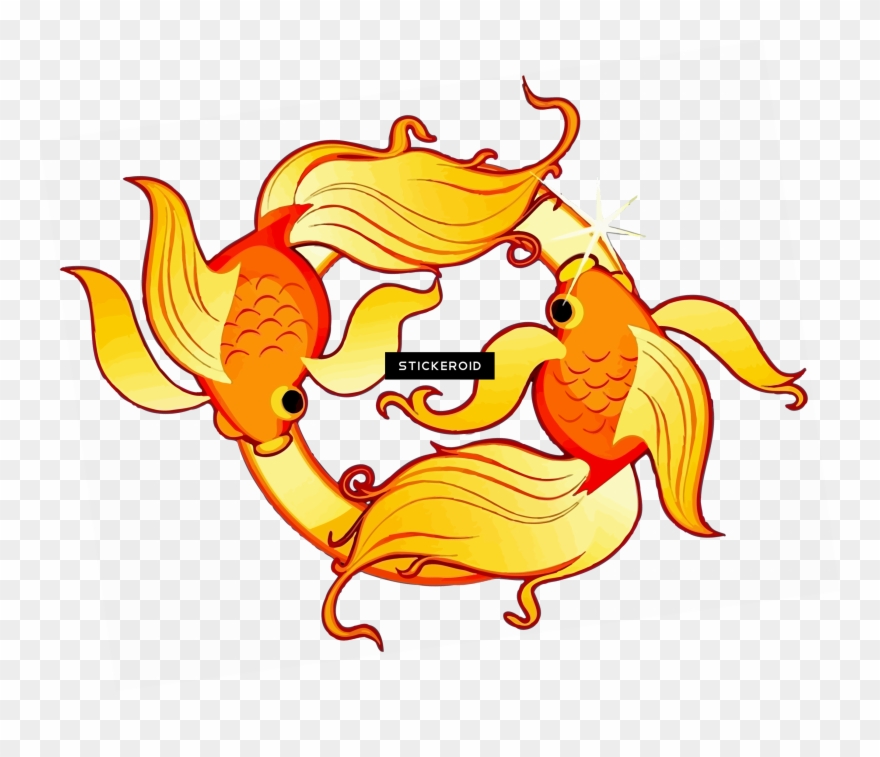 Pisces Signs Zodiac - Знаки Зодиака Арт Png Clipart