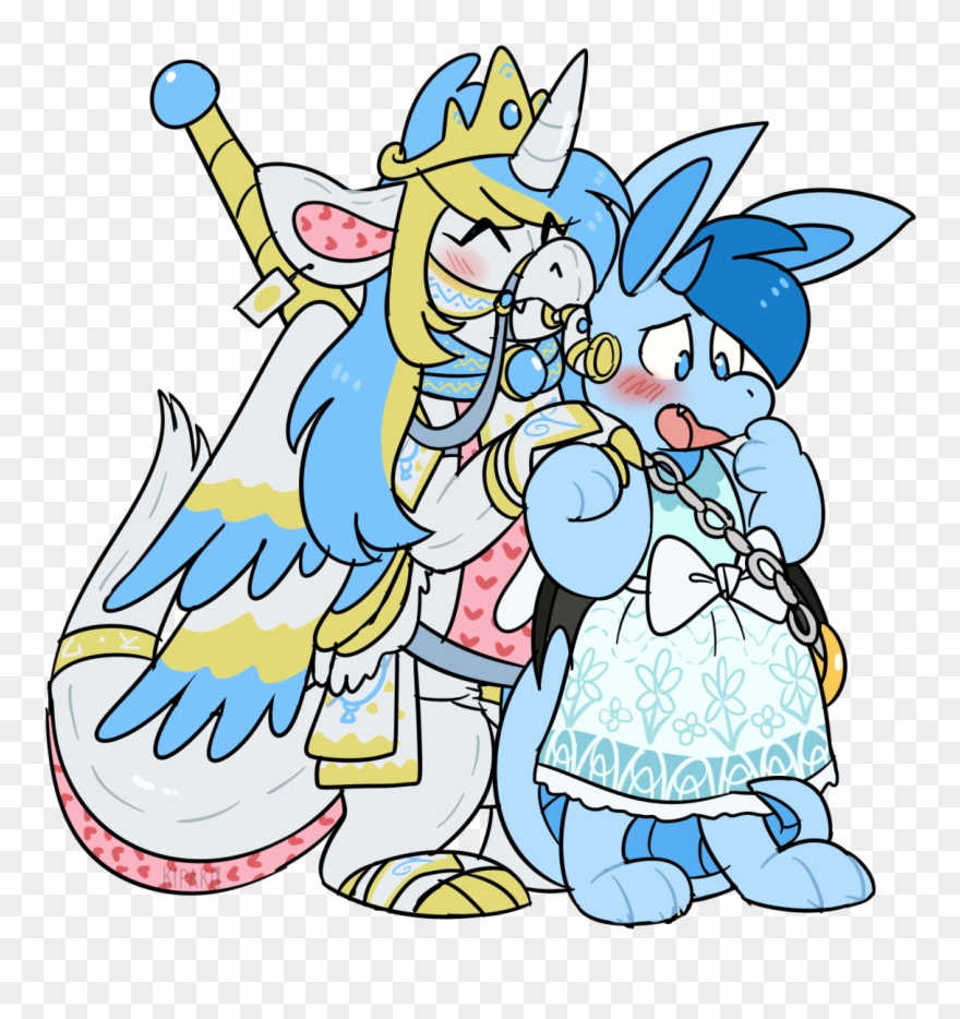 Alpha And Trask - Cartoon Clipart