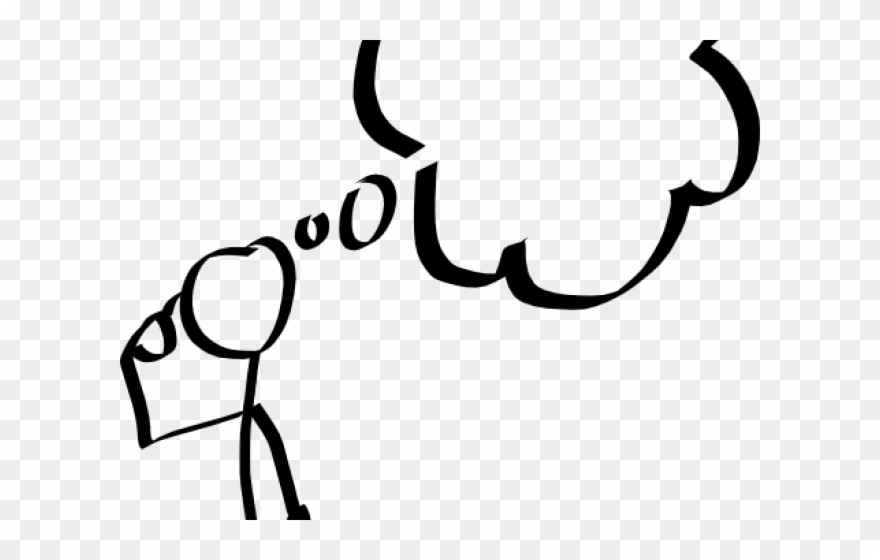 Lighter Clipart Inspiration - Person With Thinking Bubble Clipart - Png Download