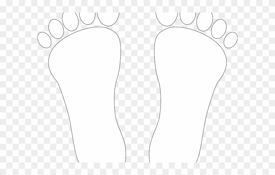 Feet Clipart Quiet Foot - Png Download