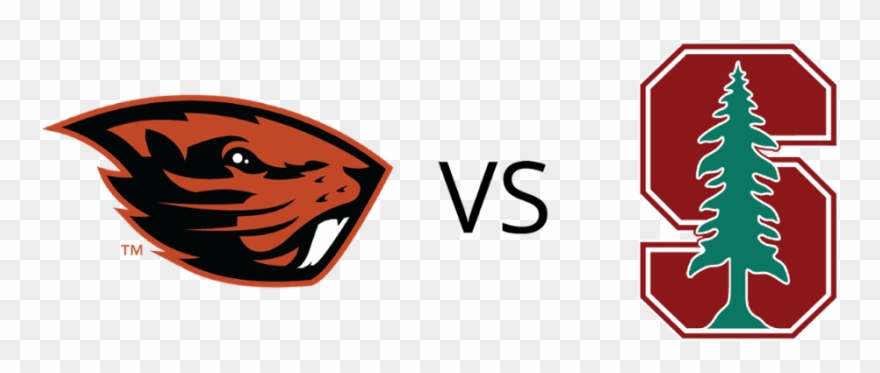 Osu Vs Stanford Football With Dasher, Hpe & Aruba Clipart - Stanford University - Png Download