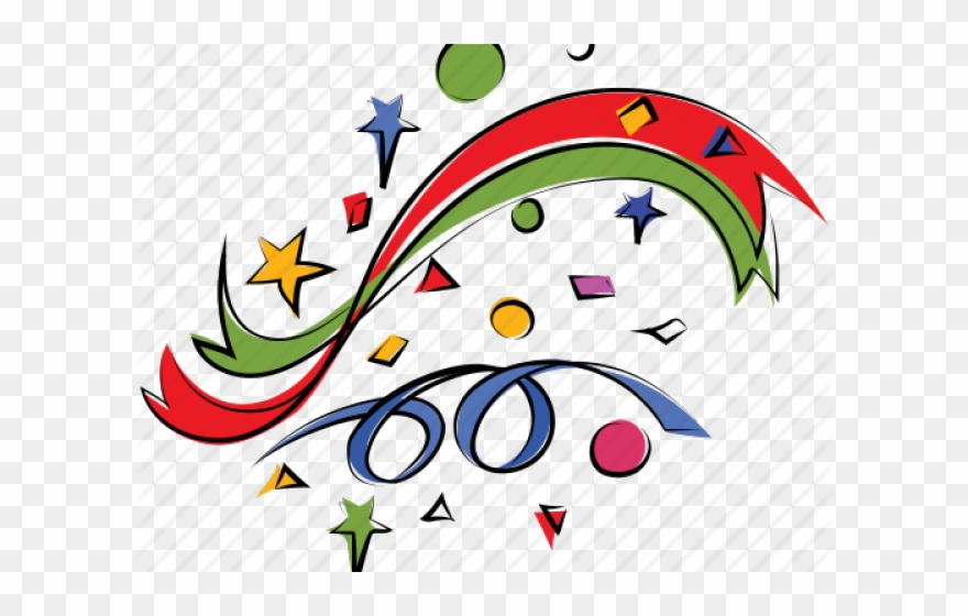 Confetti Clipart Congratulation - Png Download