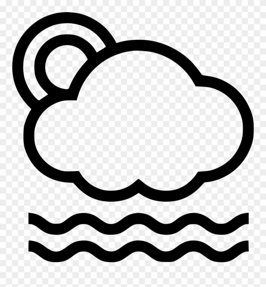 Sun Fog Comments - Snow Rain Freezing Rain Sleet Clipart - Png Download