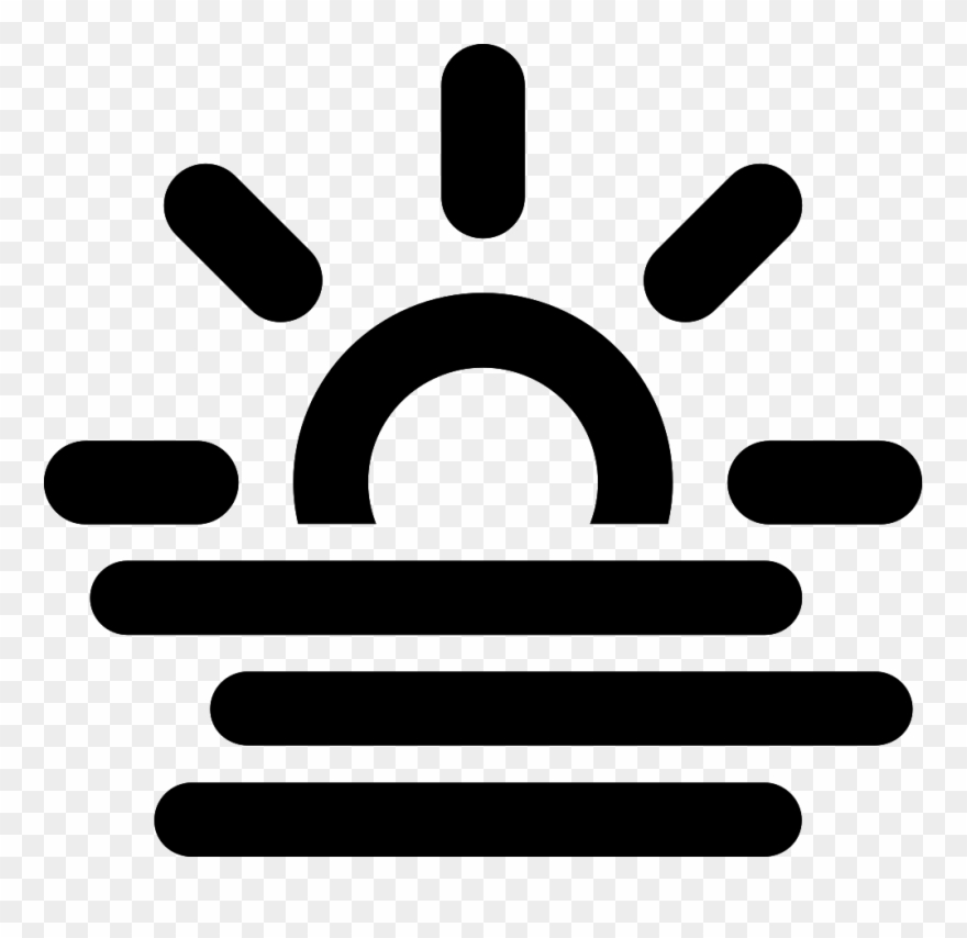 Weather Fog Comments - Brightness Icon Blue Clipart