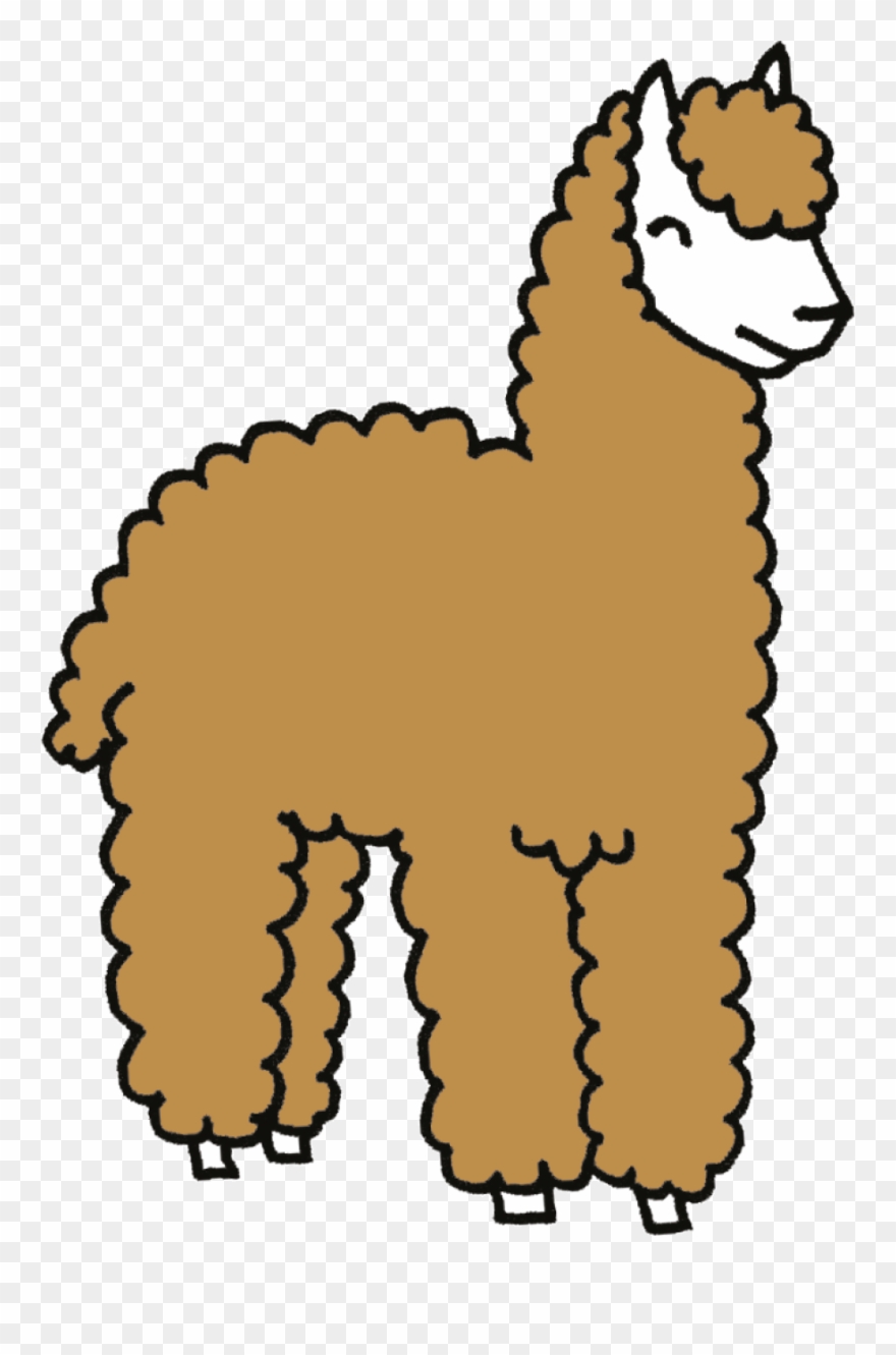 Alpaca Strijkapp Clipart