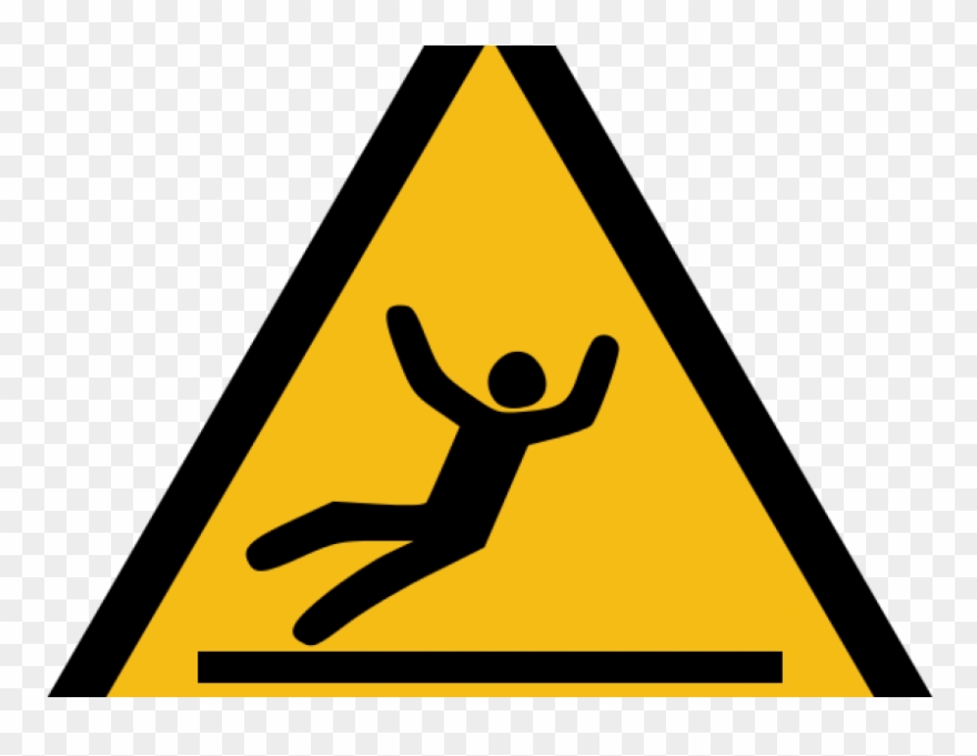 How To Avoid The Dangers Of Falling - Caution Floor Slippery When Wet Sign Clipart