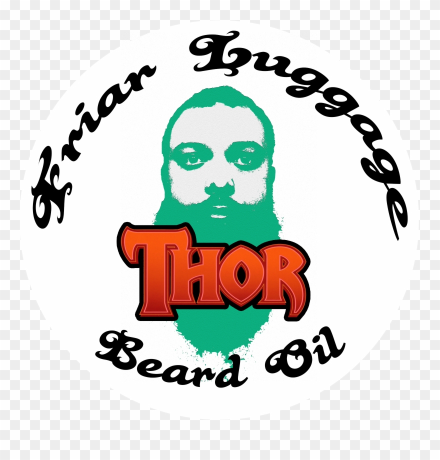 Thor Beard Oil Friar's Apothecary - Illustration Clipart