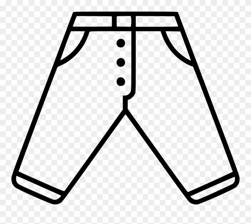 Shorts Comments - Gambar Celana Kartun Hitam Putih Clipart