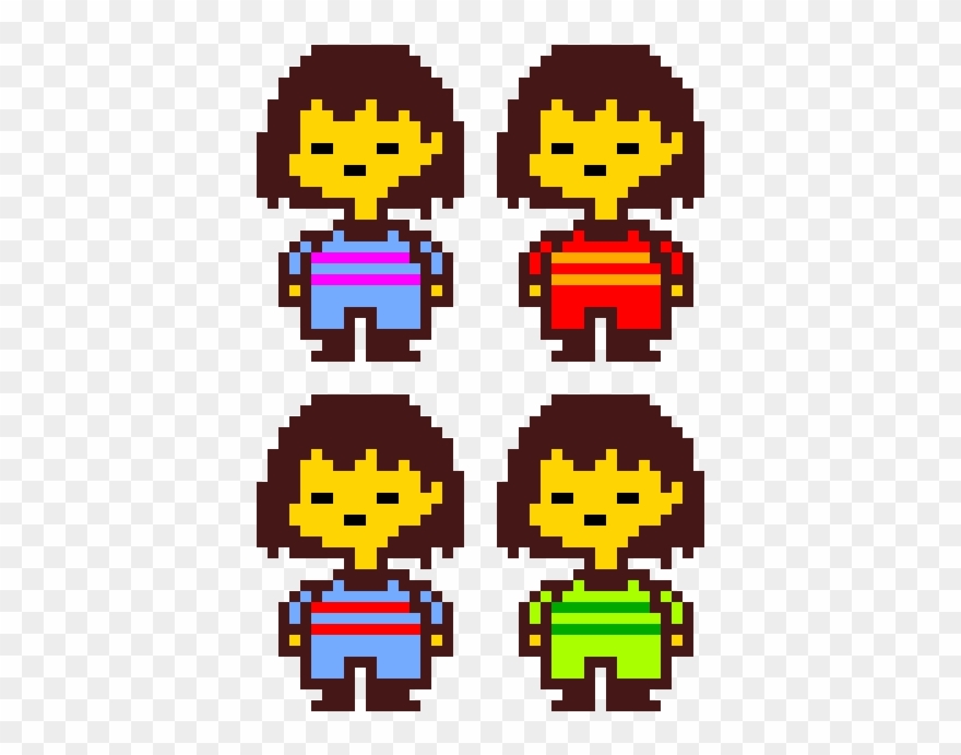 Frisk 4 Au's Trailer - Undertale Chara And Frisk Fusion Clipart