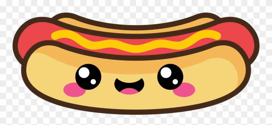 Cute Bbq Hot Dog Clipart