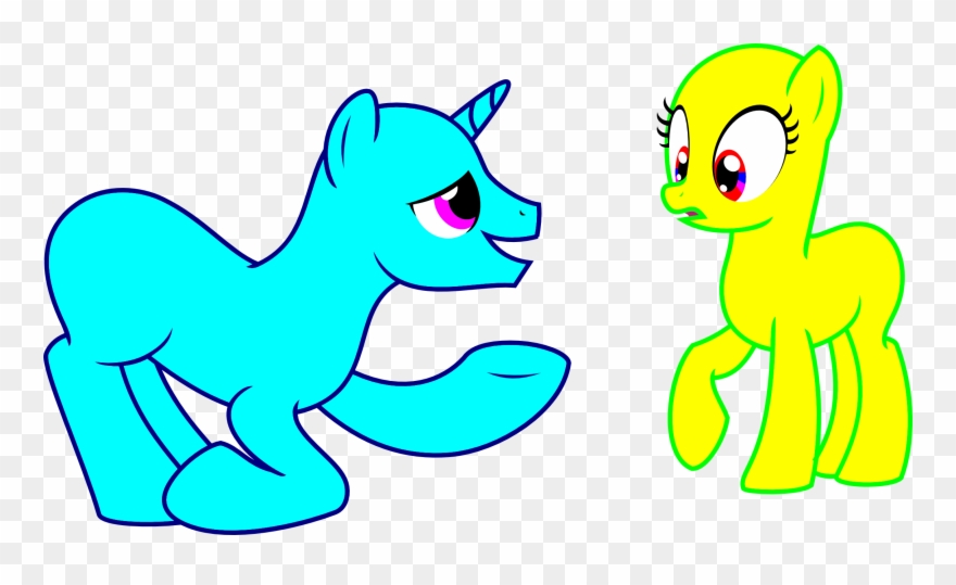 Base, Couple, Earth Pony, Freeuse, Oc, Oc Only, Pony, - Mlp Unicorn Couple Base Clipart