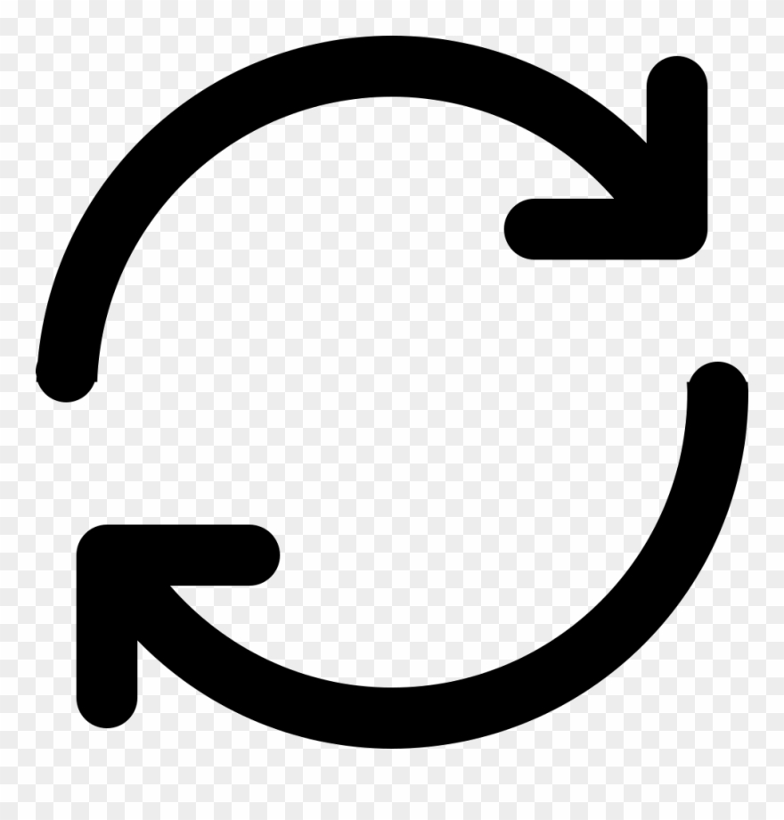 Replace Comments - Arrow Going In A Circle Clipart