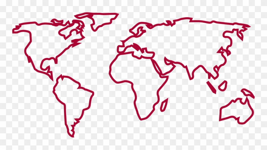 Globe Outline Clipart