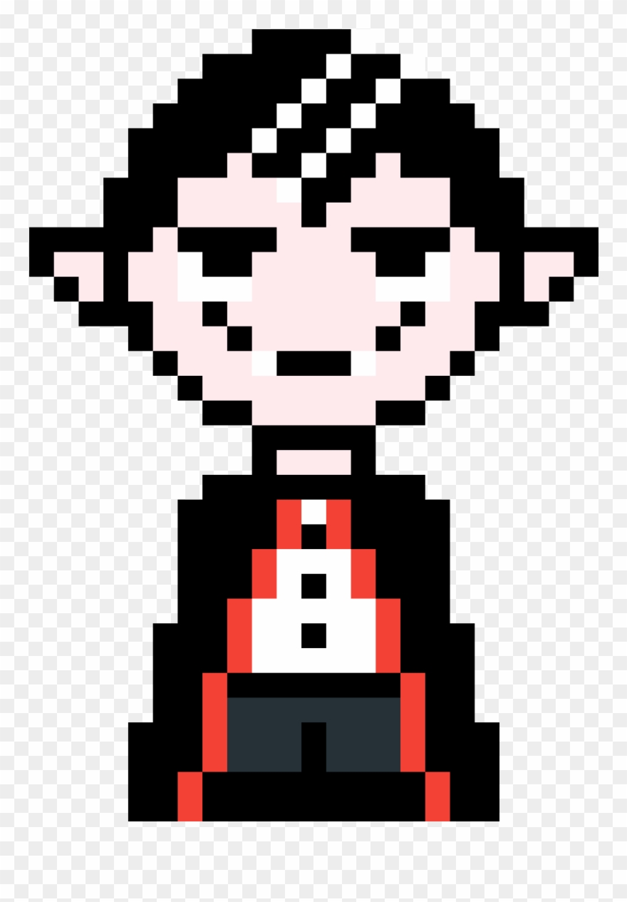 Dracula - Pokemon Ball Cross Stitch Pattern Clipart