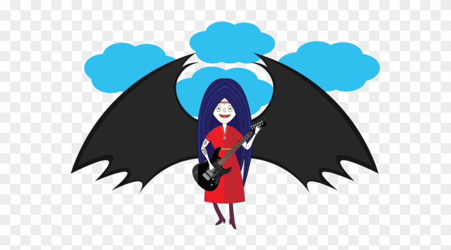 Dracula Woman - Illustration Clipart