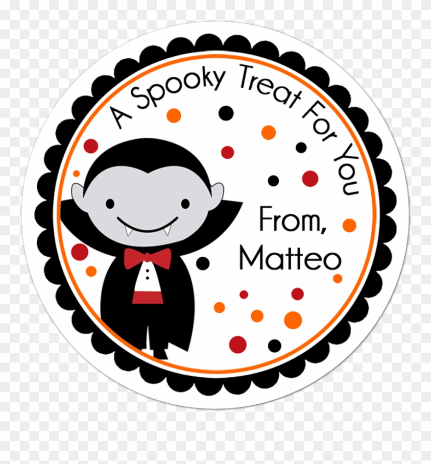 Dracula Personalized Sticker - Teddy Bear Sticker Personalized Clipart