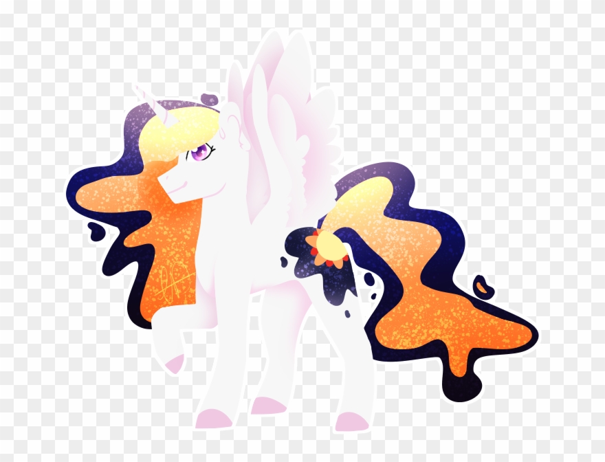 Alicorn, Alternate Design, Alternate Universe, Artist - Illustration Clipart