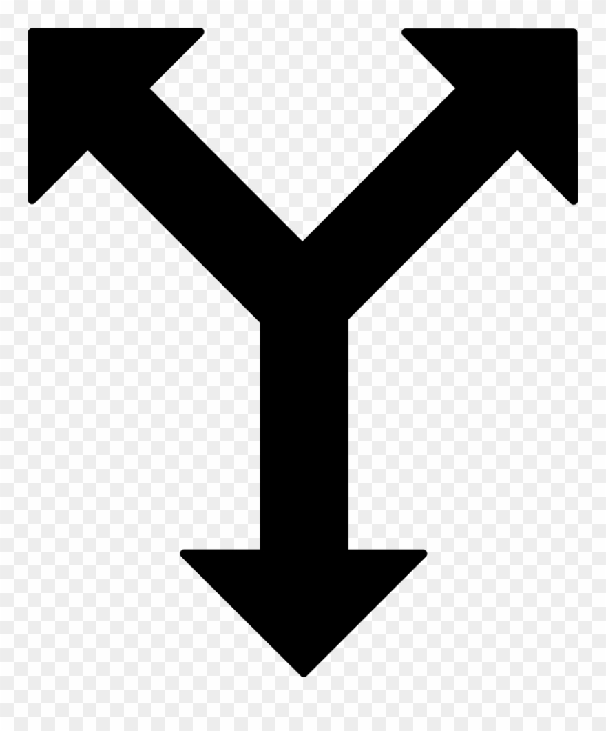 Crossroad Comments - Icono De Caminos Clipart