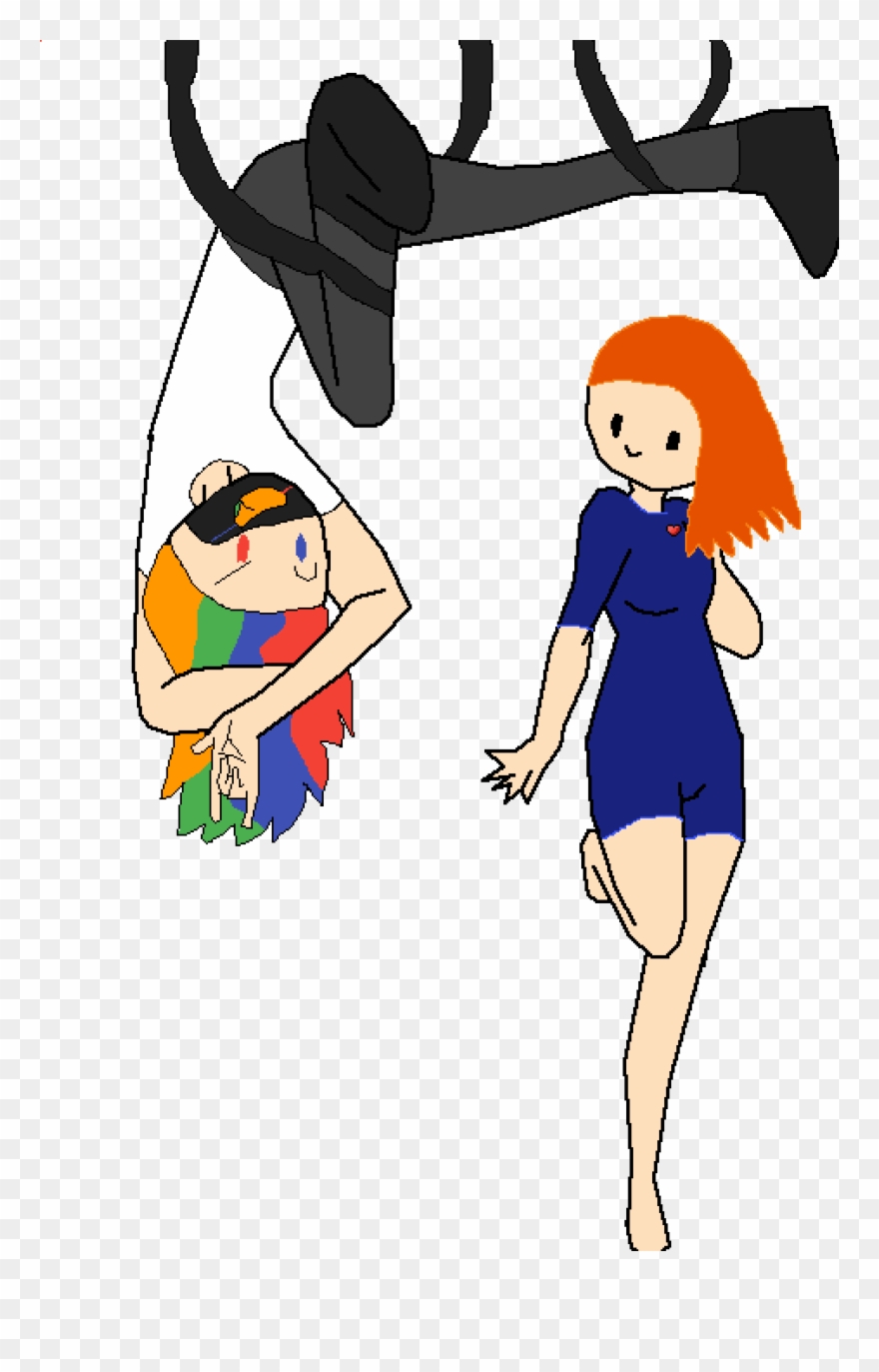 When You Suck At Drawing Hair - Cartoon Clipart