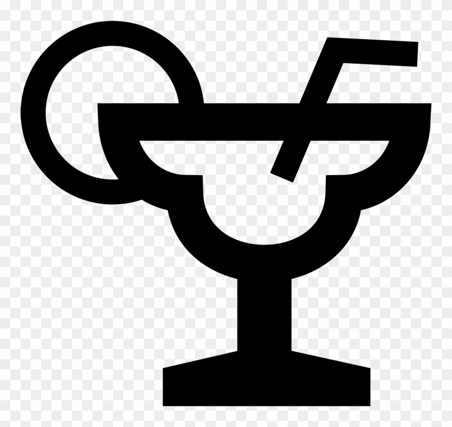 Delicious Margarita With Lime Rubber Stamp Clipart