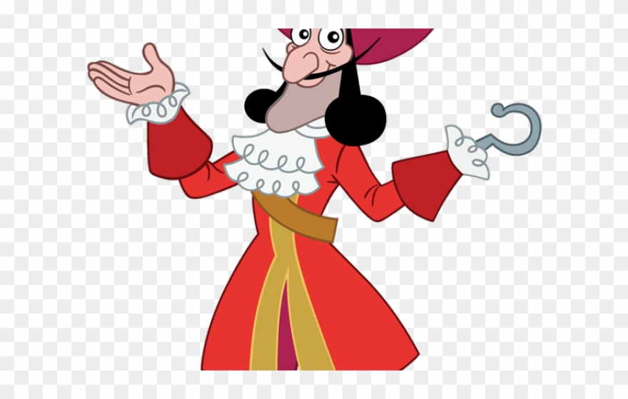 Crocodile Clipart Captain Hook's - Jake And The Neverland Pirates Characters - Png Download