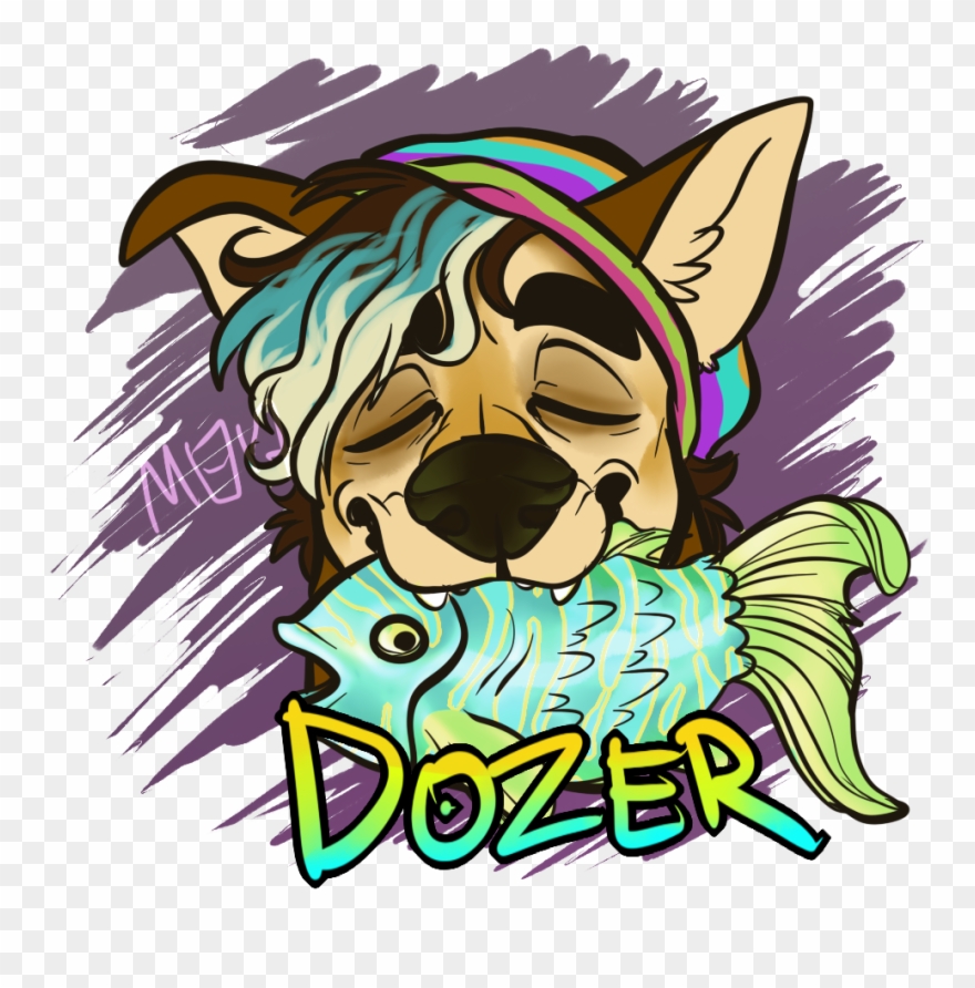 Dozer Bozer Fish - Illustration Clipart