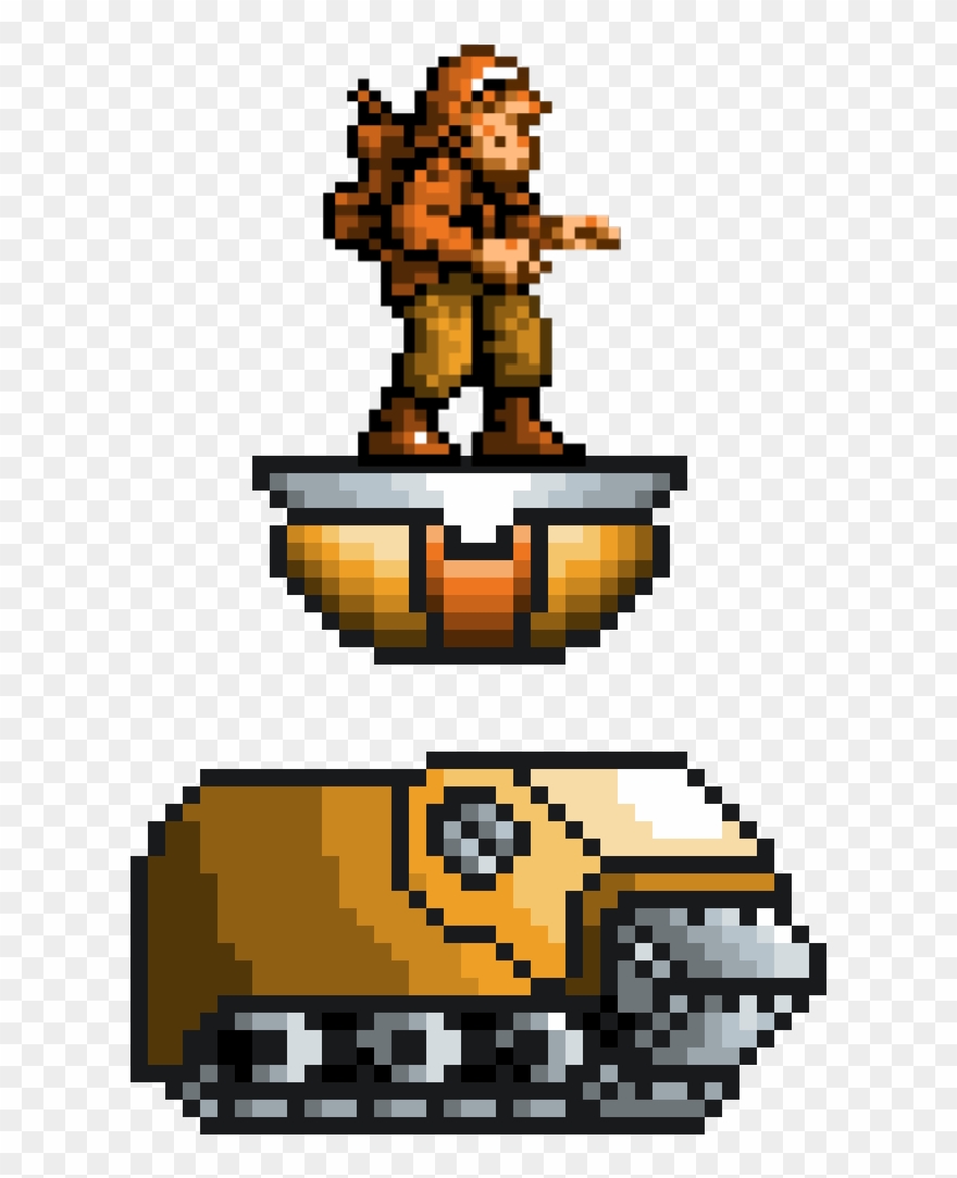 Rebel Soldier Ver A - Rebel Soldier Metal Slug Clipart