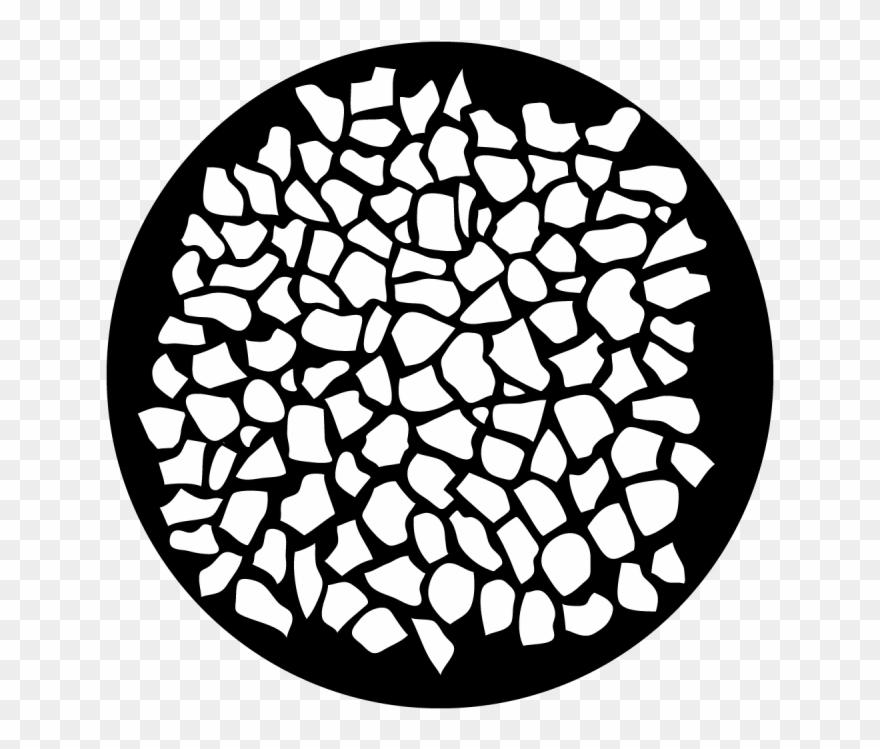 Flagstone Wall - Circle Clipart