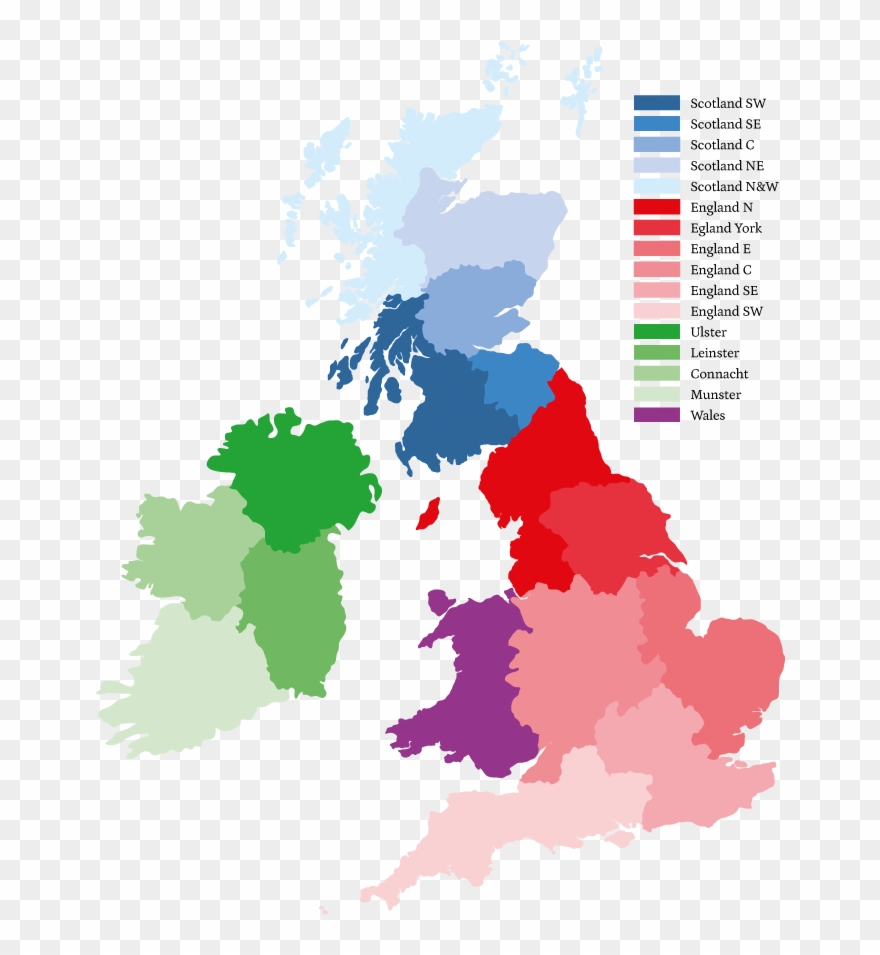 Uk Map Silhouette Clipart