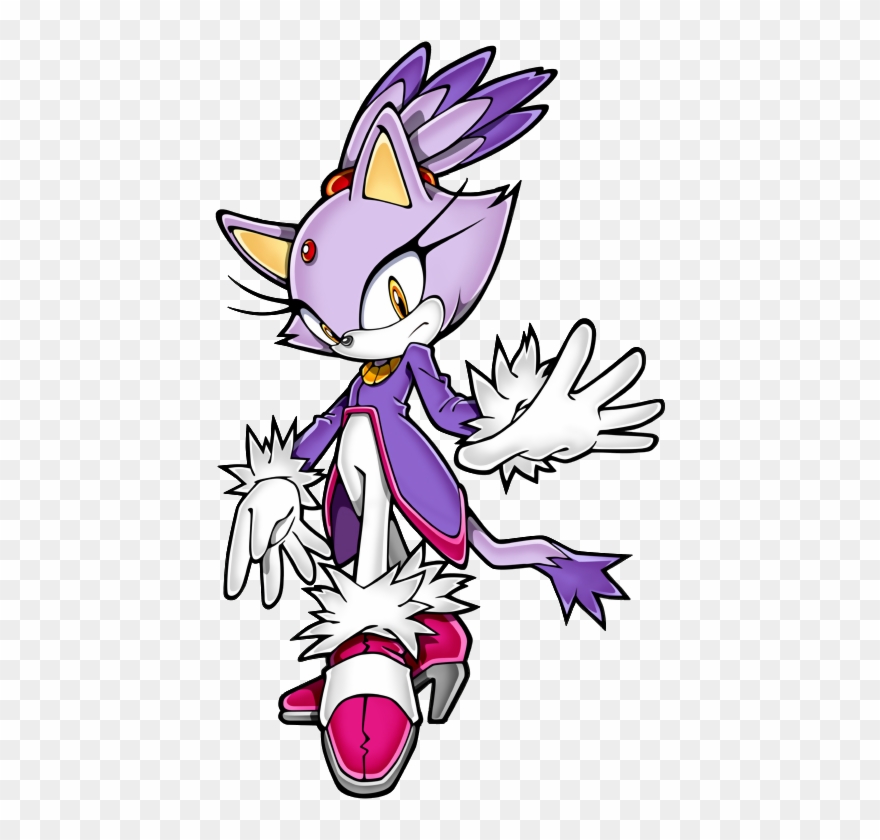 Blaze The Cat - Blaze The Cat Png Clipart