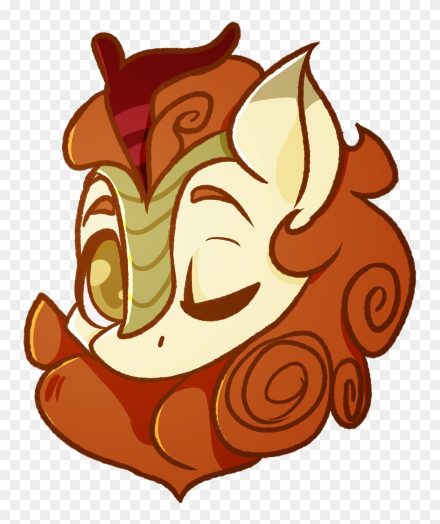 Pokeskygirl, Autumn Blaze, Awwtumn Blaze, Bust, Colored - Cartoon Clipart