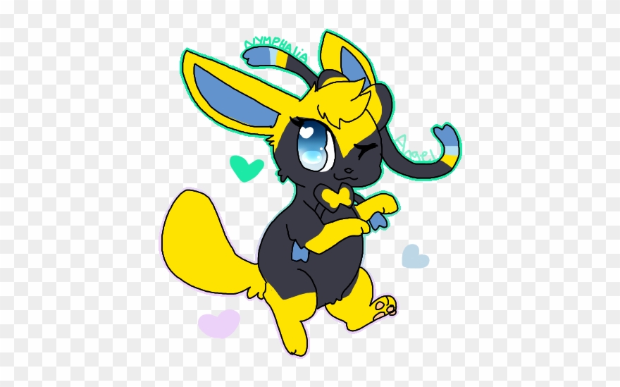 Nymphalia The Sylveon - Cartoon Clipart