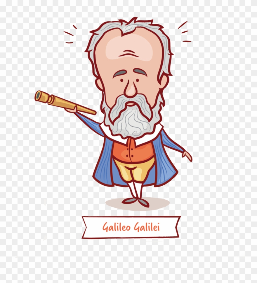 Ogni Domenica Del Mese Di Aprile La Mostra “galileo - Galileo Galilei Caricatura Clipart
