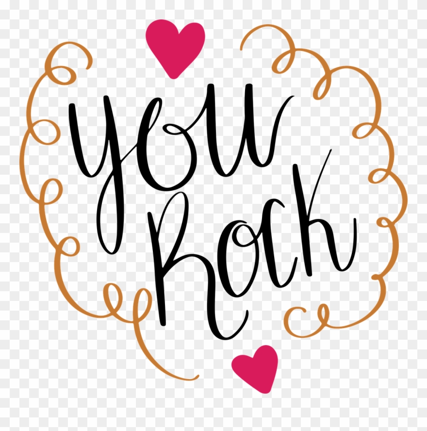 You,rock,hearts,svg,free Vector Graphics,free Pictures, - You Re Amazing Png Clipart