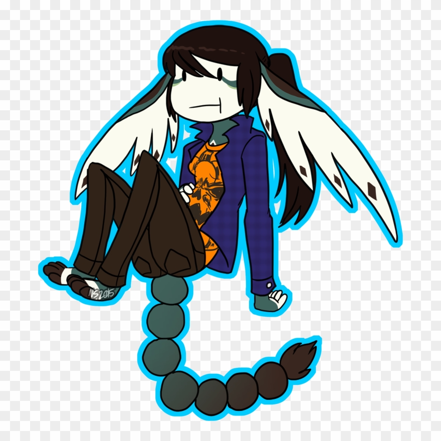 Contemplative Floating - Cartoon Clipart