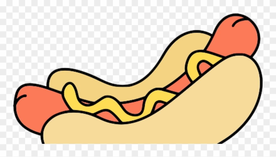 Hot Dog For Coloring Clipart