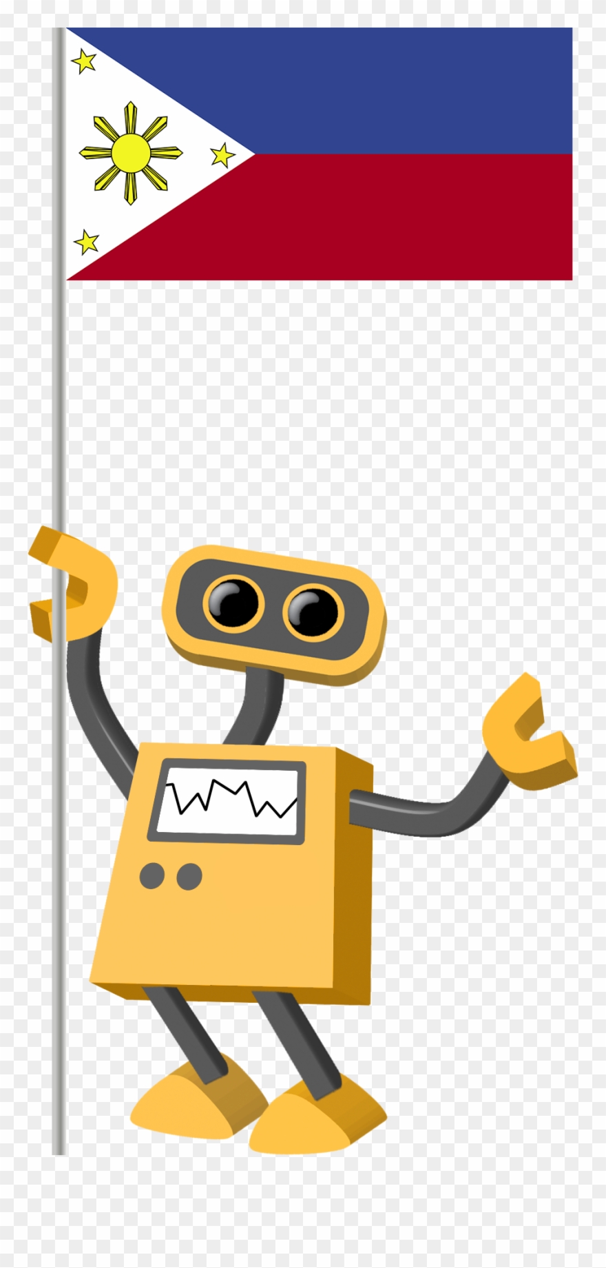 Flag Bot, Philippines - Philippine Flag Clipart
