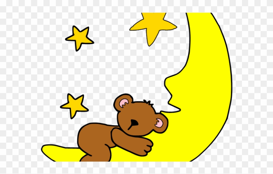 Moon Clipart Child - Priya Good Night Names - Png Download