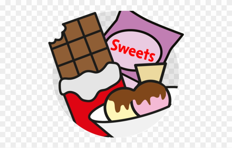 Chocolate Clipart Sugary Food - Transparent Background Snacks Clipart - Png Download