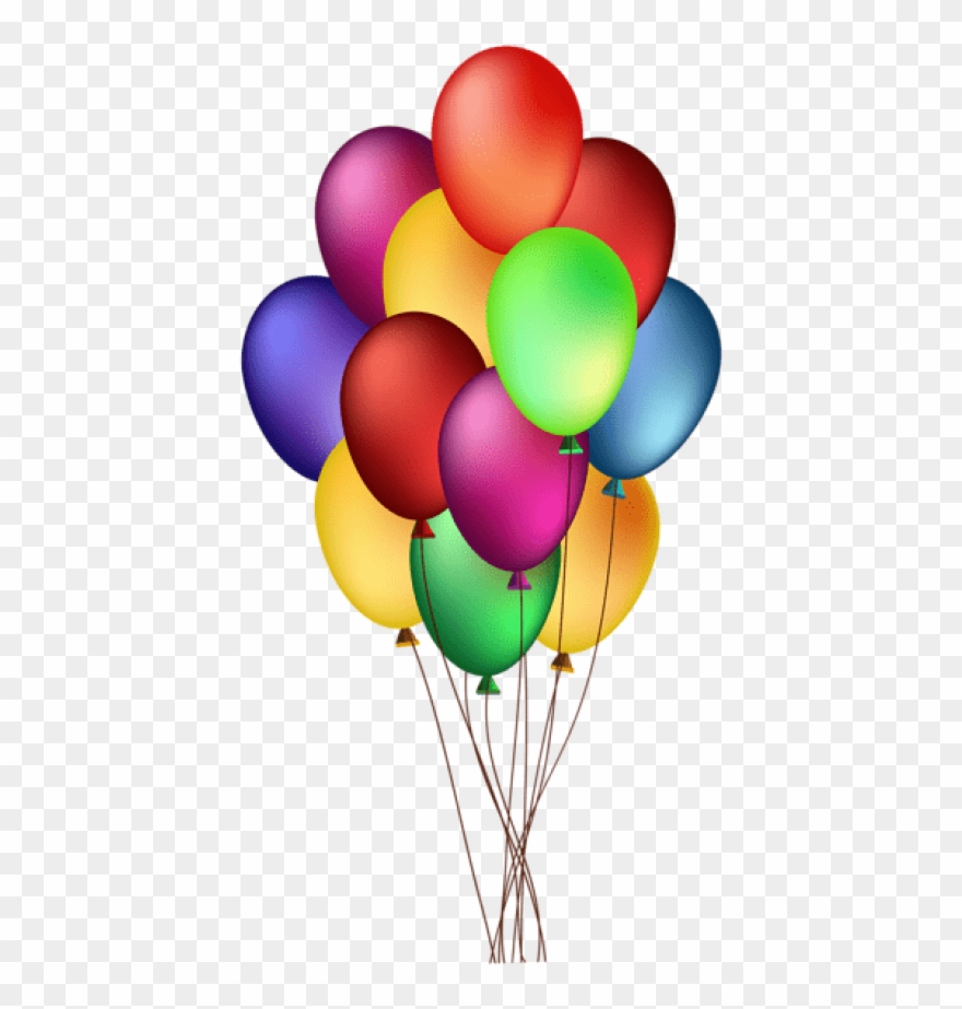 Bunch Of Colorful Balloons Png - Colorful Balloons Png Clipart