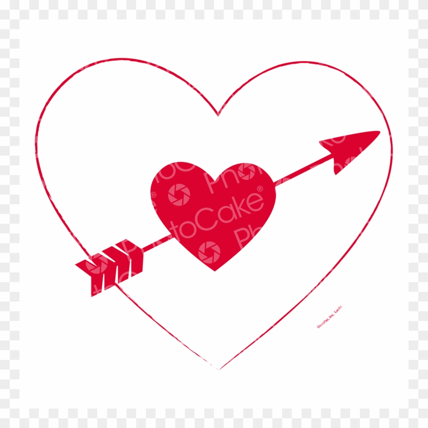 Heart And Arrow - Sugar Clipart