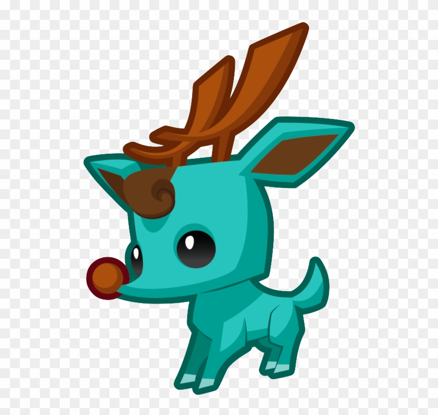 Reindeer Pet - Cartoon Clipart